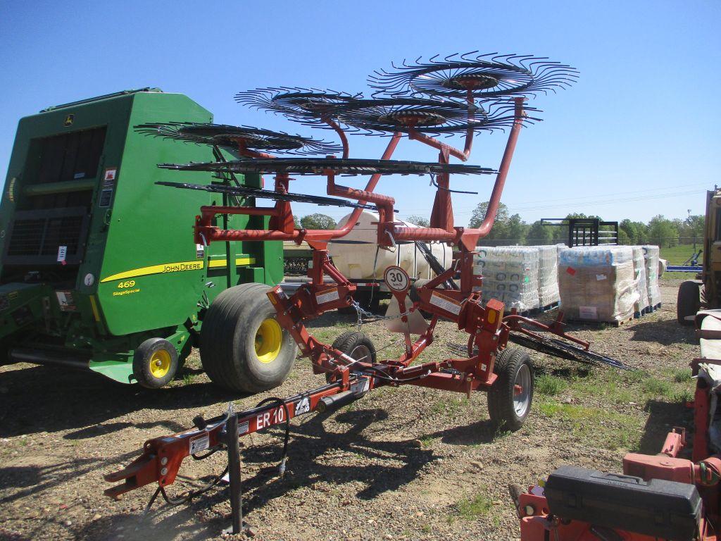 RHINO FR10 10 WHEEL RAKE