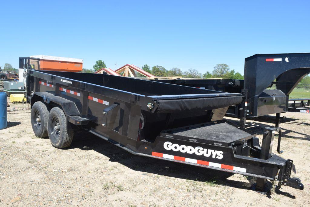 2024 GOODGUYS 14FT BP DUMP TRAILER W/ MSO