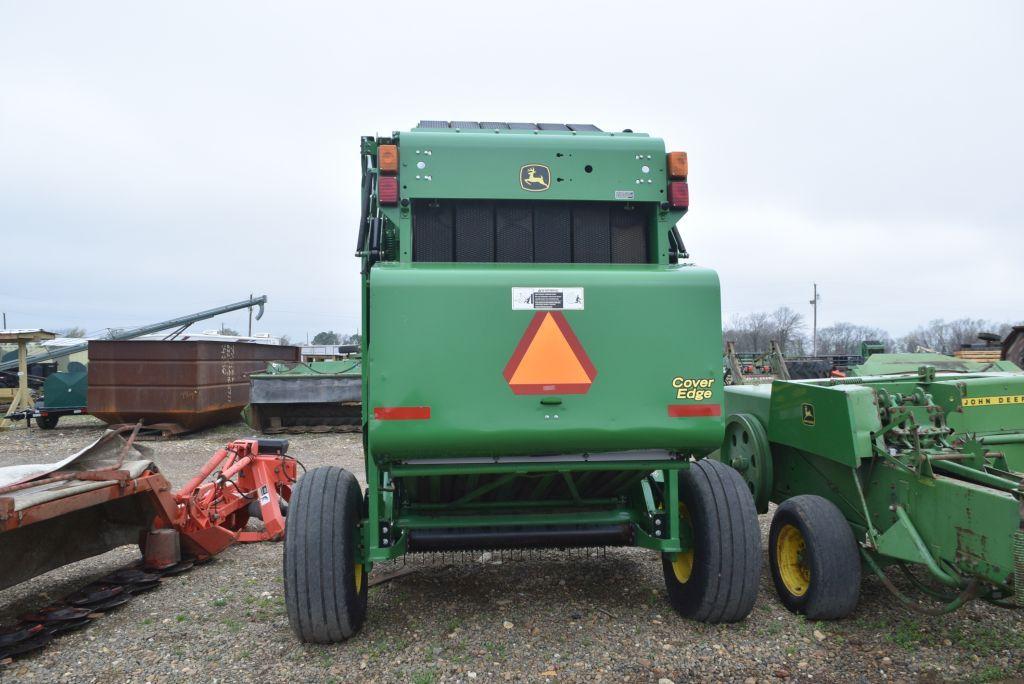 JD 469 NET WRAP ROUND BALER W/ SHAFT AND MONITOR 10510 BALES