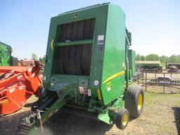 JD 469 NET WRAP ROUND BALER W/ SHAFT AND MONITOR 10510 BALES