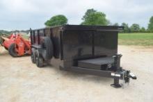 2023 15FT DUMP TRAILER W/ MSO