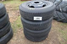 235 80/16 4 COUNT TIRES AND WHEELS