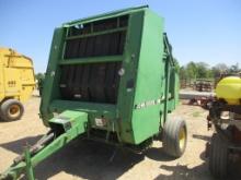 JD 535 NET WRAP ROUND BALER W/ SHAFT AND MONITOR