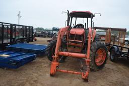 KUBOTA M9540 4WD C/A W/ LDR (SALVAGE - RUNS)