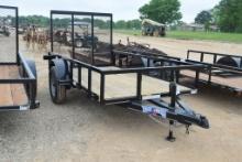 2024 TEXAS BRAGG 10' UTILITY TRAILER W/ MSO