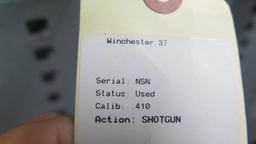 Winchester model 37 .410 single shot|NSN