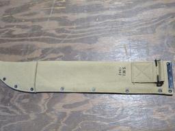 US Military Machette, stamped 1943, tag#6717