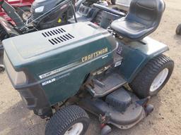 Craftsman garden tractor 22.5hp Vtwin Kohler engine, hydro, 50", runs & cut