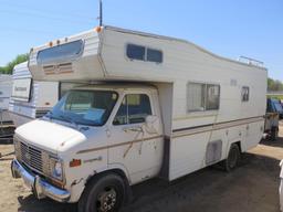 1976 Chev Motorhome, everything works, full tank of propane, roof replaced