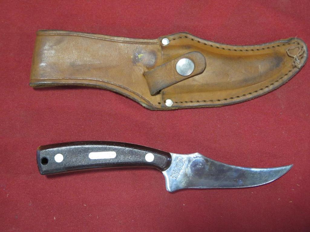 Old Timer Schrade 152 knife with sheath, tag#6204