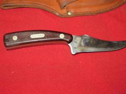 Old Timer Schrade 152 knife with sheath, tag#6204