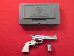 Ruger New Model Blackhawk .45acp/.45LC revolver, stainless, 2 cylinders, or