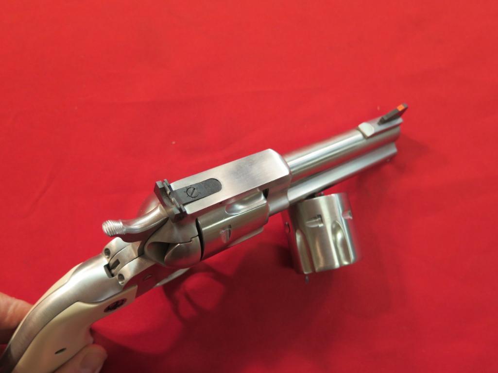 Ruger New Model Blackhawk .45acp/.45LC revolver, stainless, 2 cylinders, or