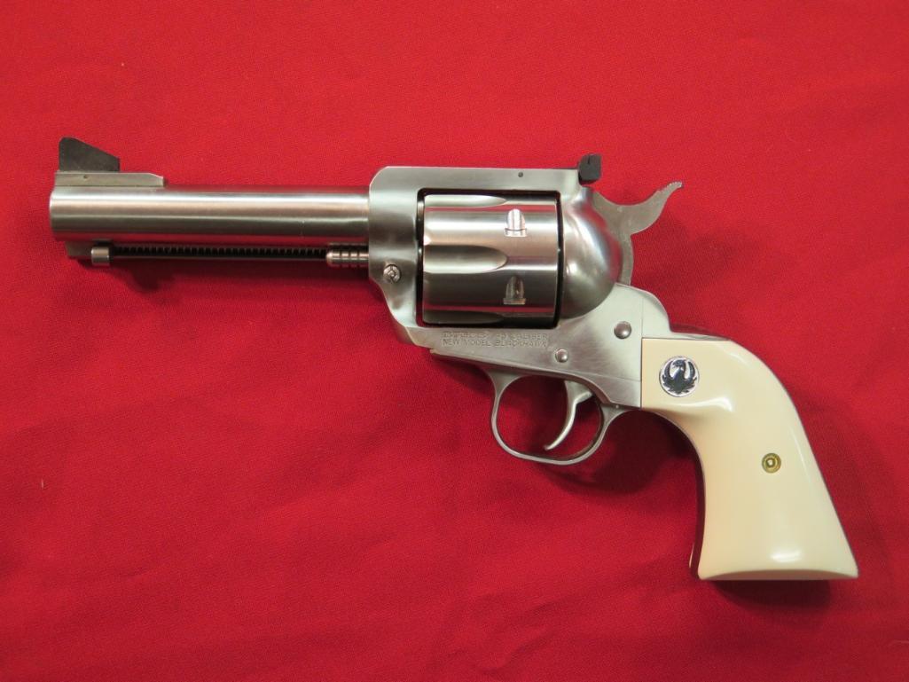 Ruger New Model Blackhawk .45acp/.45LC revolver, stainless, 2 cylinders, or