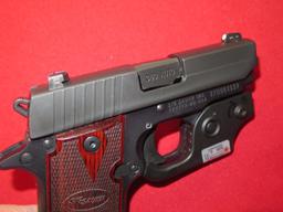 Sig Sauer P238 .380auto semi auto pistol, 5 magazines, Crimson Trace laser,