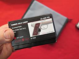 Kimber Solo Carry 9mm semi auto pistol, 2 magazines, Crimson Trace laser, h