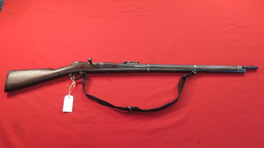 Mauser model 1871/1884 11 MM rifle army rifle with sling manufactured at Ab