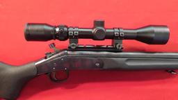 H&R Handi rifle 7mm-08 single shot with Weaver 3x9 scope, tag#1197