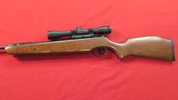 Ruger Air Hawk 177 pellet single shot break barrel with BSA 4x32 scope, tag