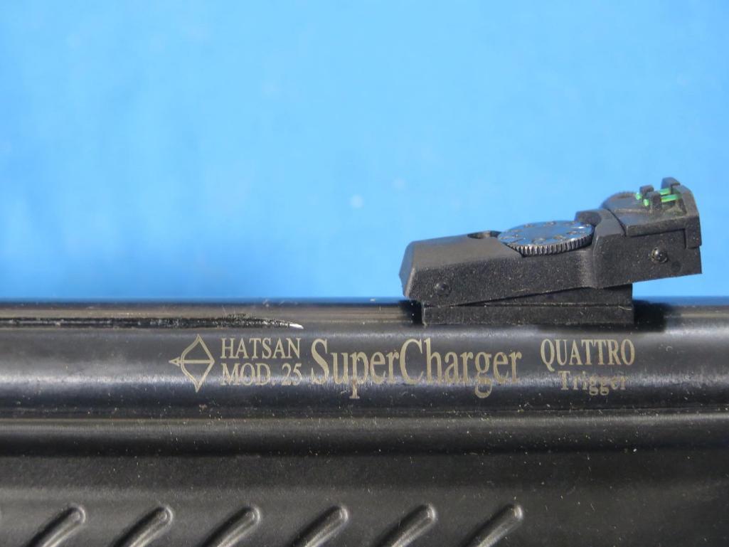 Hatsan Supercharger 25 22 pellet single shot break barrel in original box,