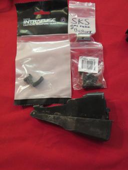 Chinese SKS 7.62x39 semi auto, bayonet, (3) 30rd mags, extra parts, soft ca