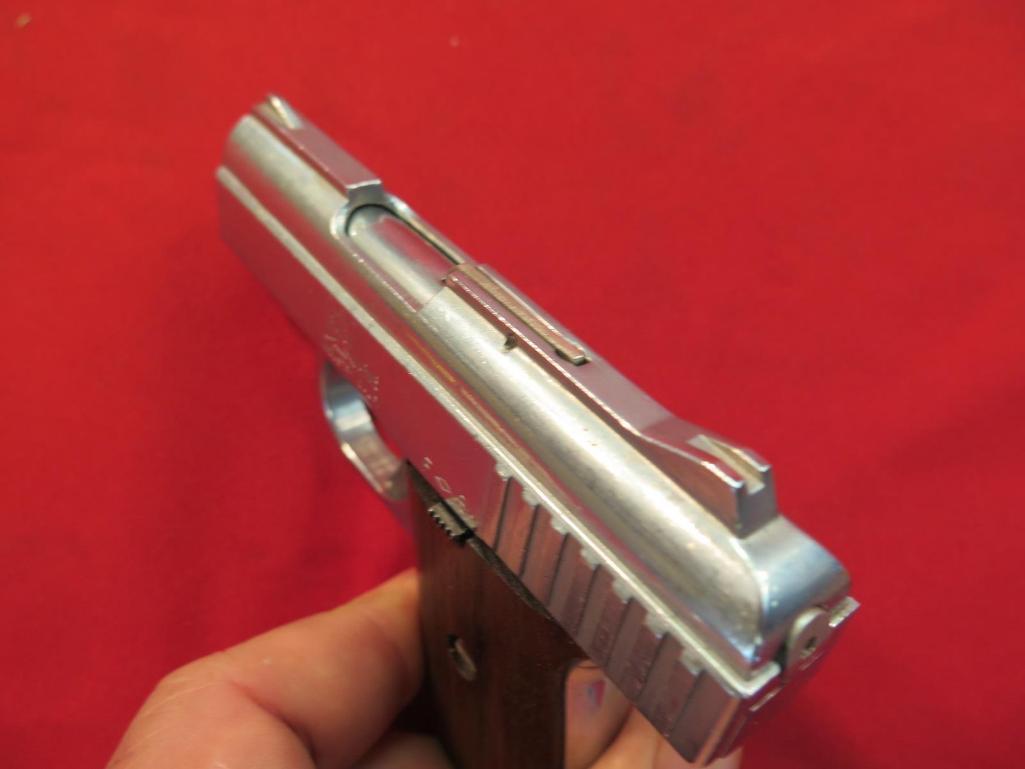 Raven Arms P-25 .25 semi auto pistol, chrome, extra slide, tag#1214