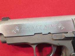 Colt Pocket Nine Series 90 9mm luger semi auto pistol, rare 1991 only, tag#