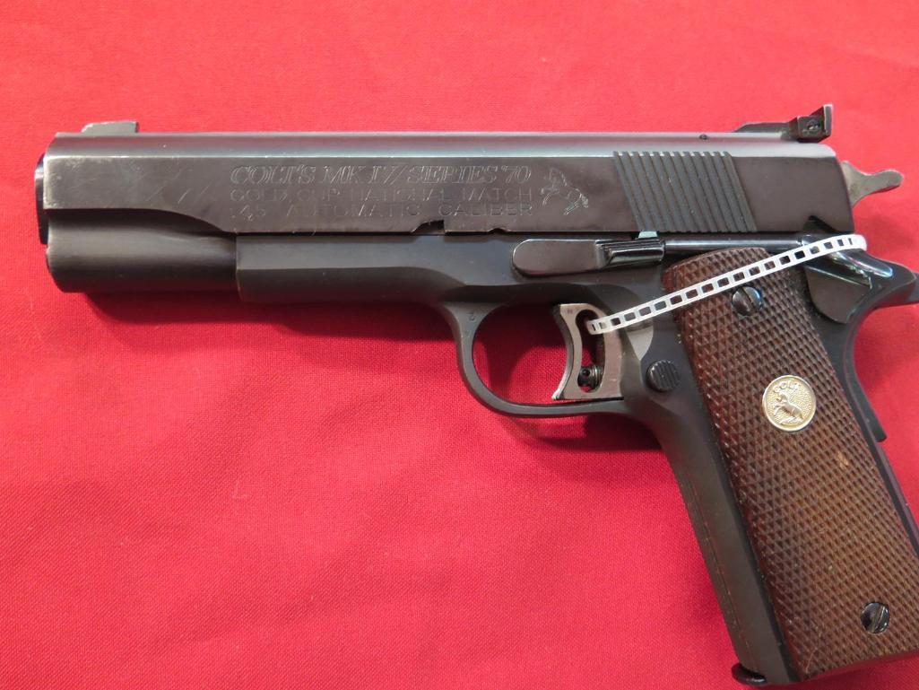 Colt MKIV 1911 Gold Cup 70 series .45 semi auto pistol, tag#1262