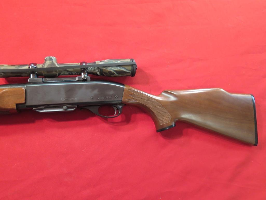 Remington Model 7400 .243 semi auto w/Burris 2.5x full field scope mounted,