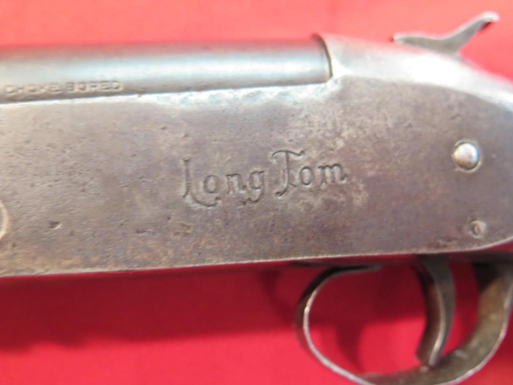 Long Tom 12ga break single shot, tag#1366