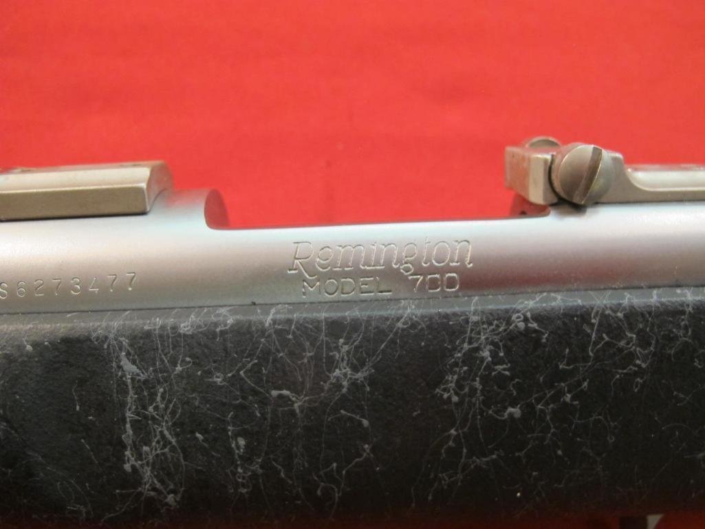 Remington Model 700 22-250 rem bolt action, stainless/synthetic, heavy flut