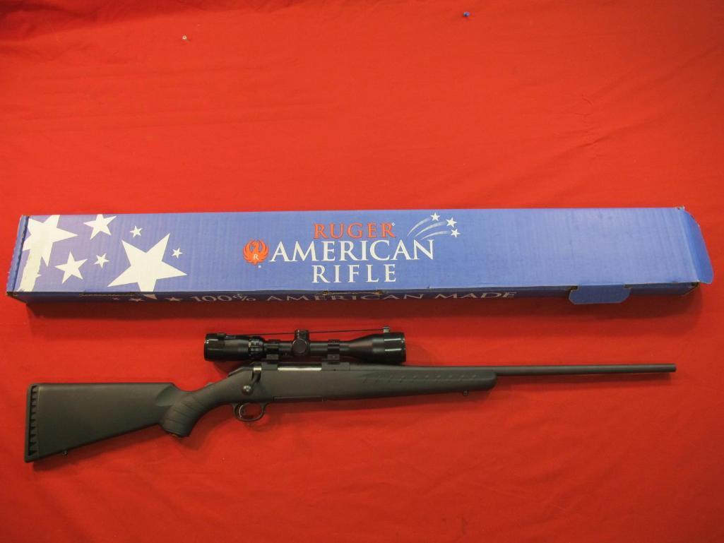 Ruger American 308ga bolt w/box and scope shot 10 times to sight in, tag#15