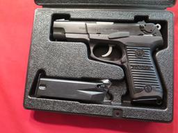 Ruger P85 9mm semi auto pistol comes with factory hard case and 2 15 round