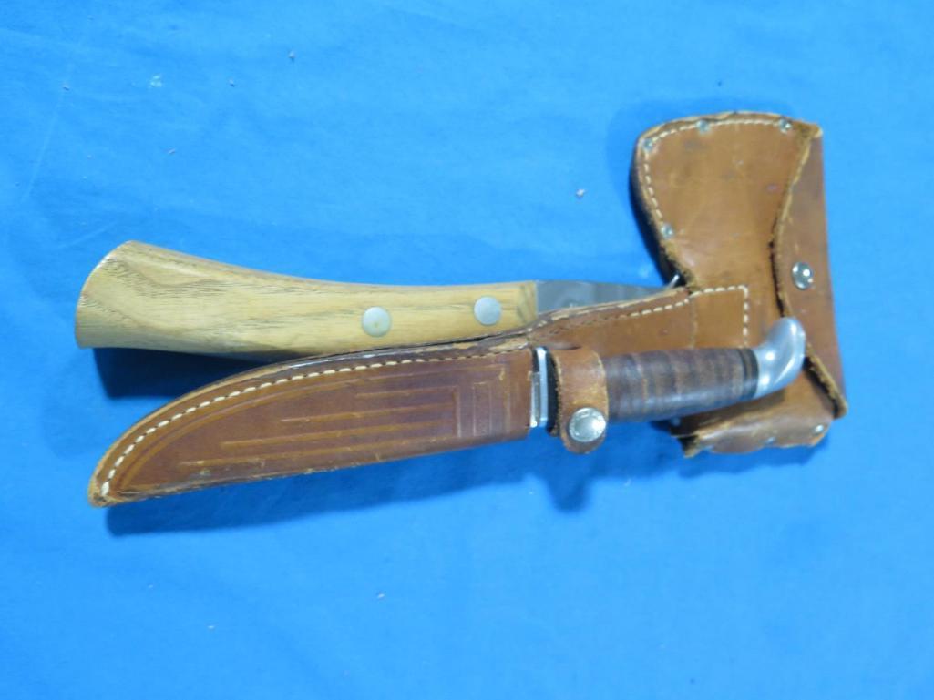 Case XX hatchet knife set, tag#1428