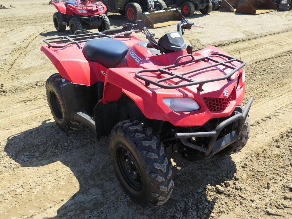 2015 Suzuki Kingquad 400 ASi 4WD ATV, 978 hours, 4649mi