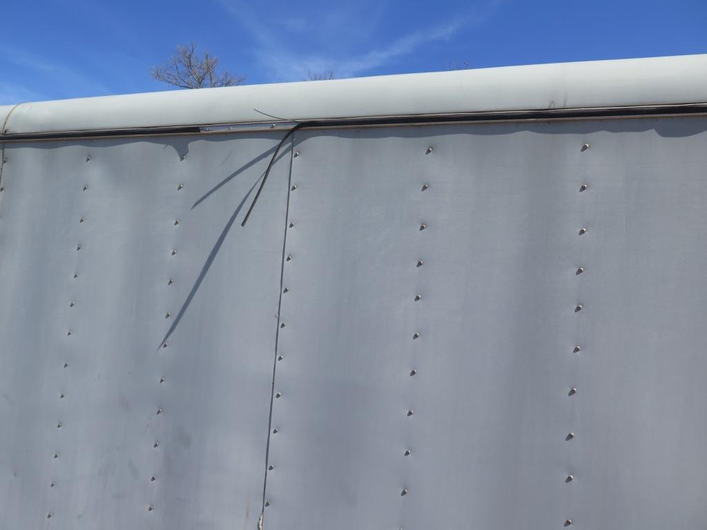 2002 Interstate 8' x 24' tandem axel enclosed cargo trailer with rear ramp