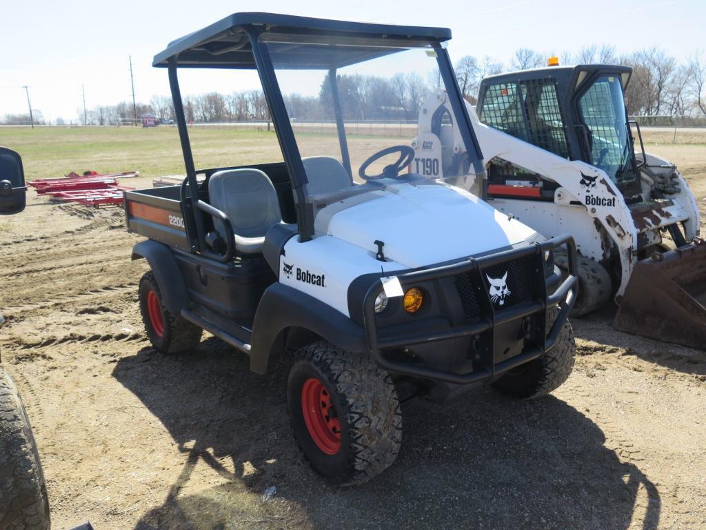 2009 Bobcat 2200G 4WD utility cart, hydraulic dump, 1908 hours , tag#3098