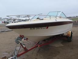 1979 Century 19' Bow Rider on 1979 Calkins trailer w/MercCruiser 260 Chevy