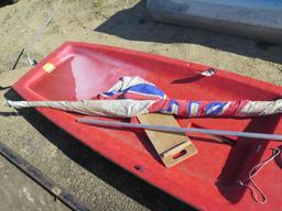 12' Shark Sea Devil sailboat - no reg, tag#3395