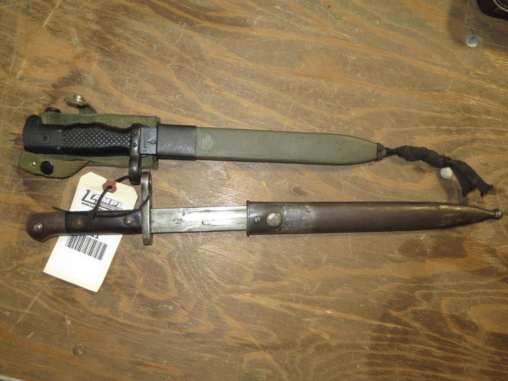 (2) Bayonets - M1 Garand & K98?, tag#5311