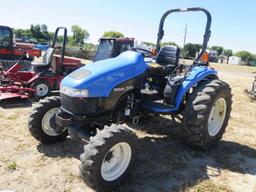 2002 New Holland TC-45 Diesel Tractor 4wd, Hydrostatic Drive, 3pt, PTO, rea