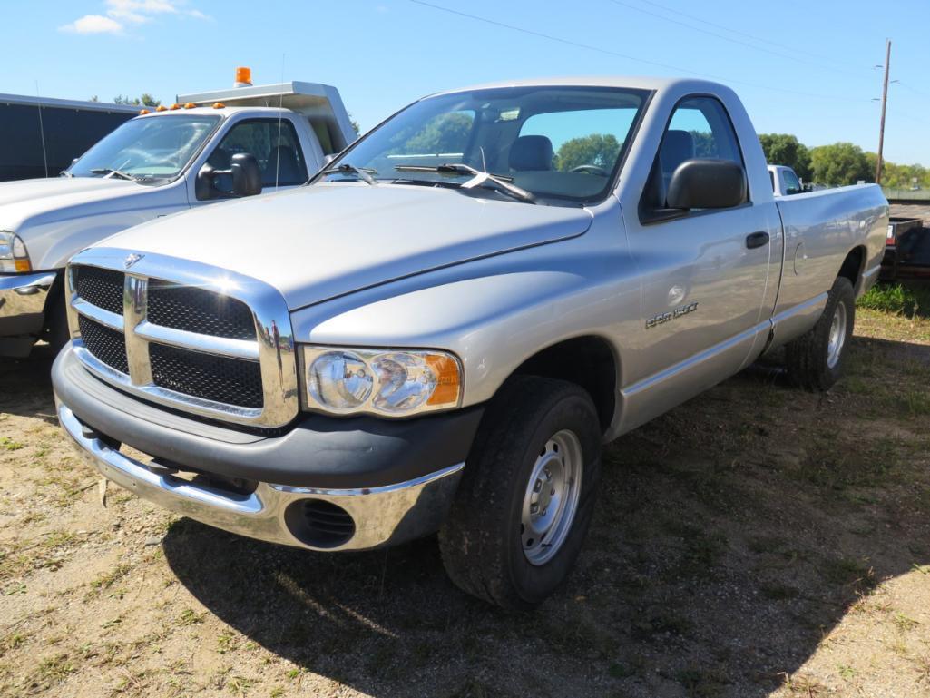 2004 Dodge Ram 1500 PU 1/2T 4wd Std Cab, 4x4, 5.7 Hemi, 8' box, 142,719mi(T