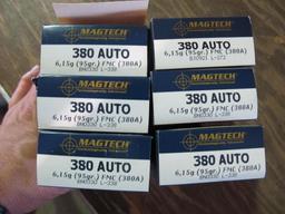 Approx 275 rds of Magtech .380Auto 95gr, tag#7210