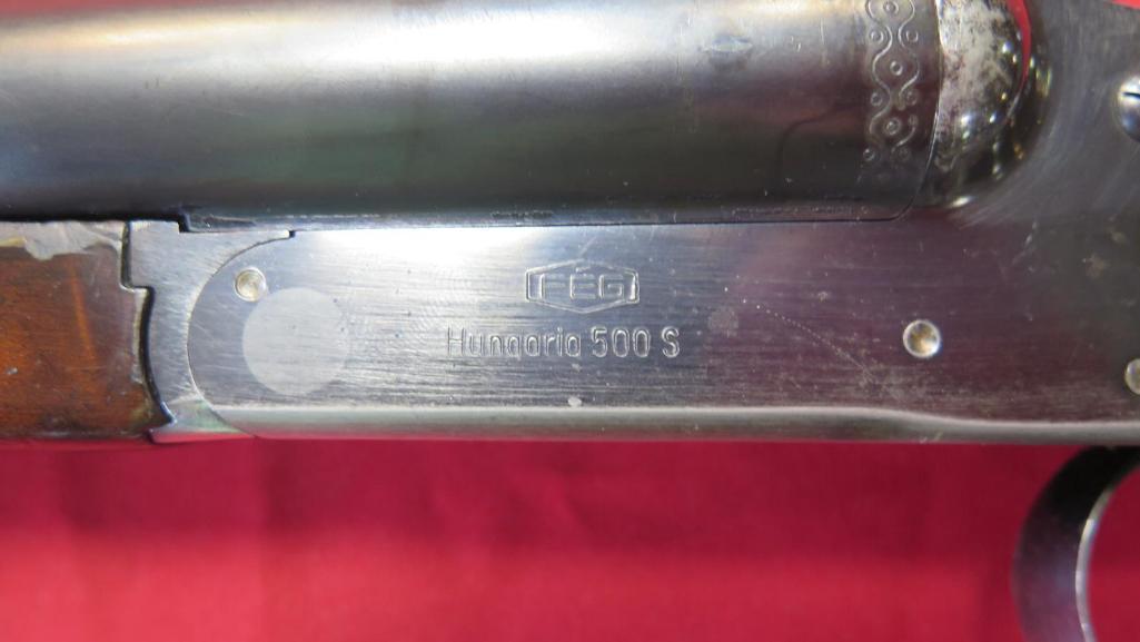 F.E.G. 500S 12ga side by side , tag#7555