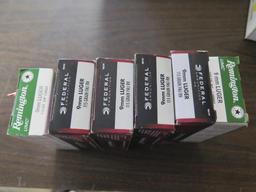 300rds Remington & Federal 9mm luger 115gr, tag#7829