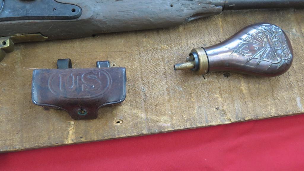 Civil War era musket converted to carbine muzzleloader (antique) for use on