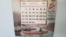 Winchester calendar, 1894, reprint, tag#1448