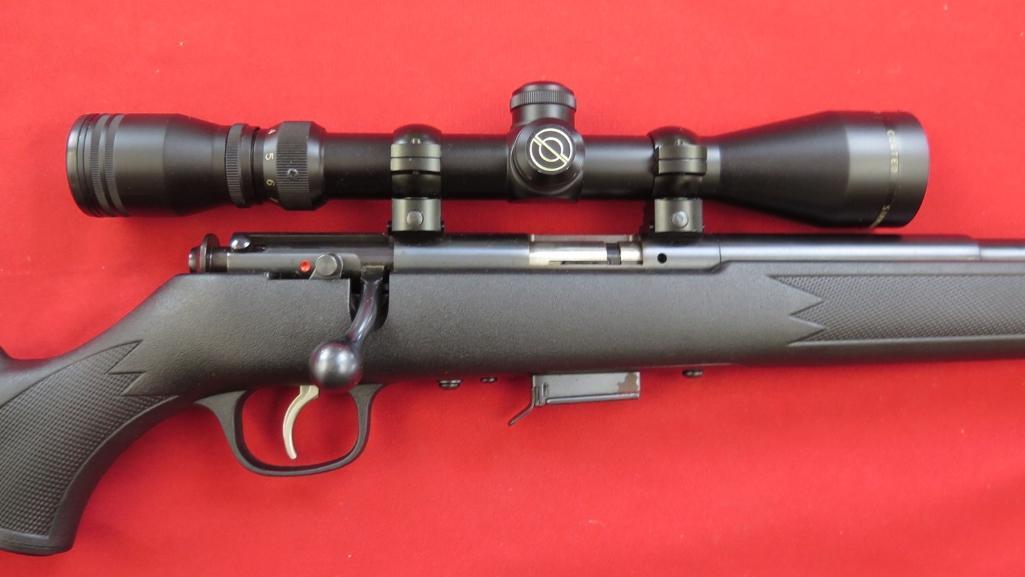 Savage model 93R17 .17HMR Bolt Rifle w/Simmons 3-9x40 8 point scope , tag#1