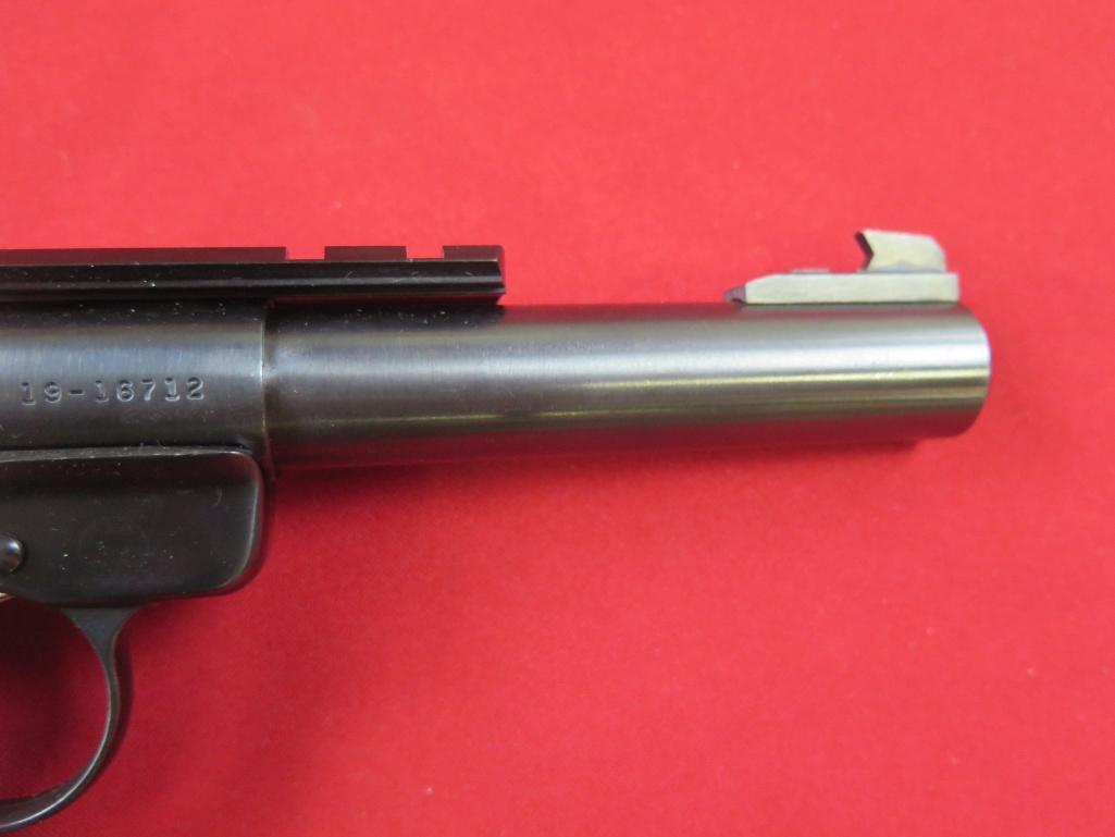 Ruger Mark II Target .22LR semi auto pistol, bull barrel, Volquartsen molde