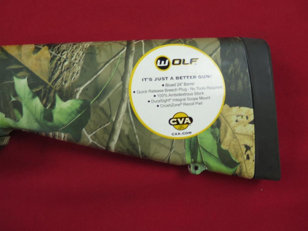 CVA Wolf Camo .50 cal. Black power rifle (shot once)~3764